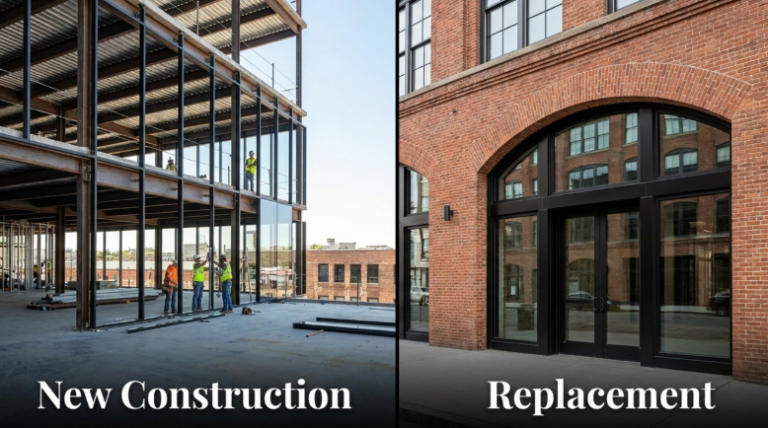 storefront windows replacement and installation