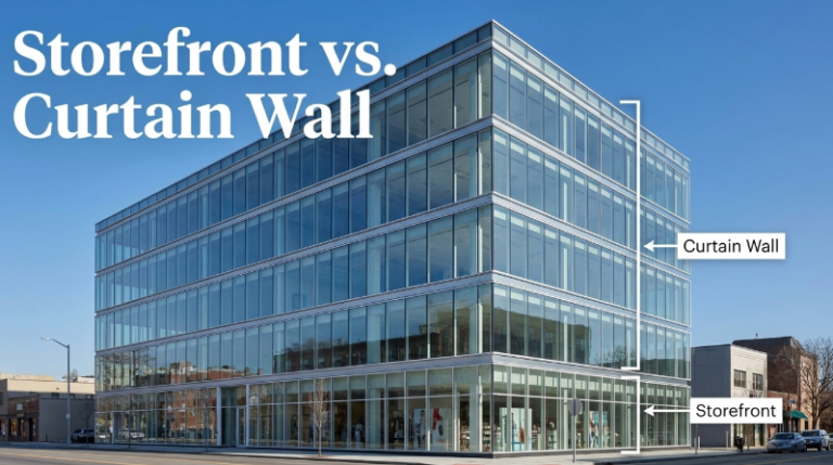 storefront windows and curtain walls