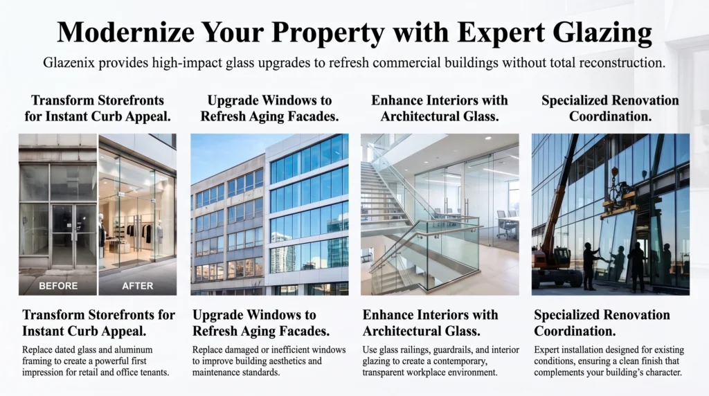 commercial glass for property owners