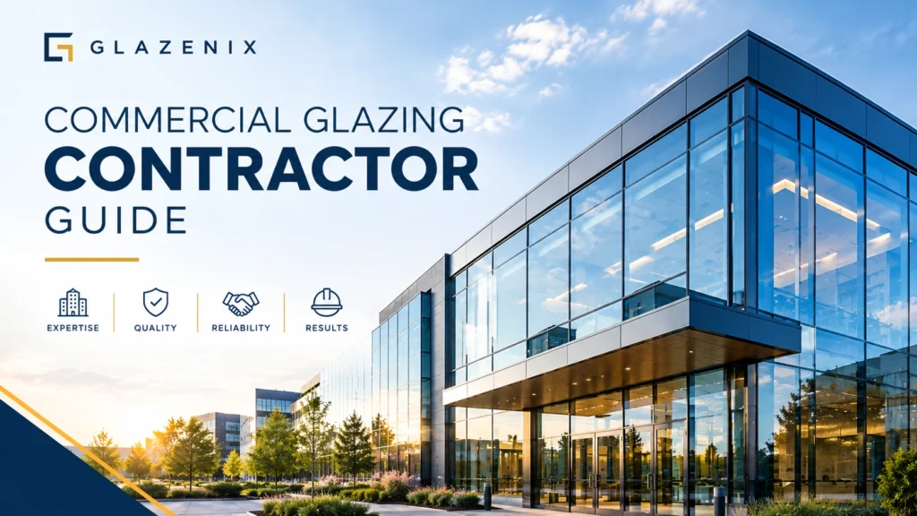What does a glazing contractor do