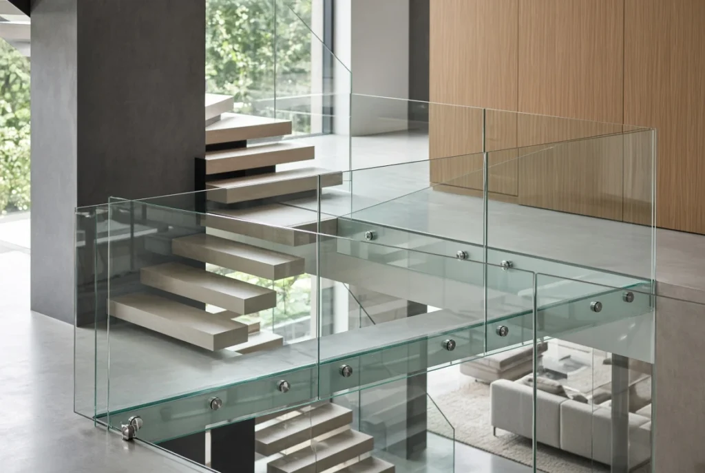 Commercial Glass Railings - custom glass railing installation