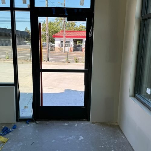 glass door and glass entrance - Glazenix