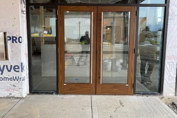 glass door and glass entrance - Glazenix